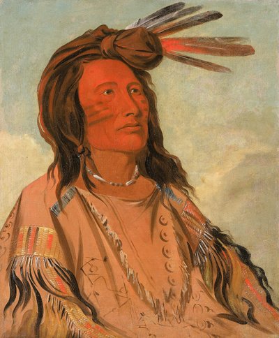 Tchán-dee, Tobacco, en Oglala-sjef av George Catlin