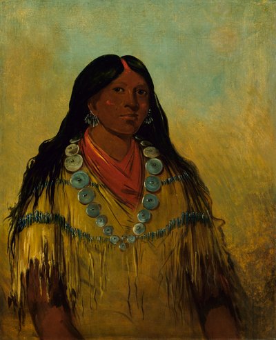 Tchow-ee-pút-o-kaw, en kvinne av George Catlin