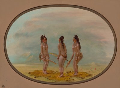 The Handsome Dance - Goo-a-give, 18541869. av George Catlin