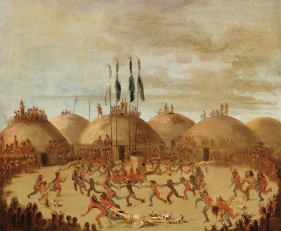 The Last Race, O-Kee-pa Ceremony av George Catlin