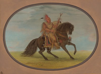 The Running Fox on a Fine Horse - Saukie, 18611869. av George Catlin