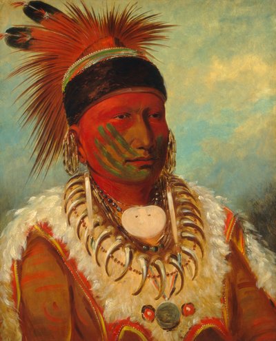 Den hvite skyen, sjef for Iowas av George Catlin