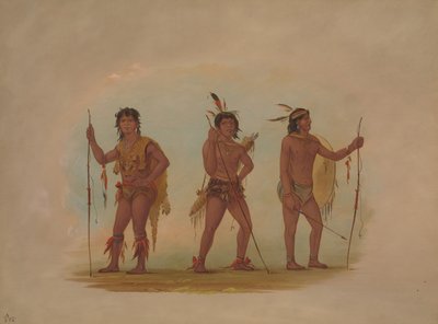 Tre temaer menn, av George Catlin