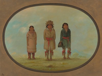 Three Creek Indians, 18611869. av George Catlin