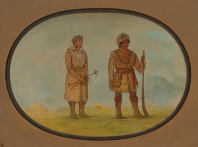 To Cherokee Chiefs, 18611869. av George Catlin