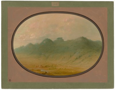 Utsikt over Krystallfjellene, Brasil av George Catlin