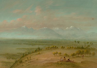 Utsikt over Pampa del Sacramento, 18541869. av George Catlin