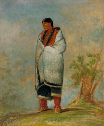 Wa-quóth-e-qua, Bukkens kone, Hvalens kone av George Catlin
