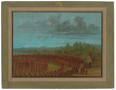 Saukies krigsdans av George Catlin