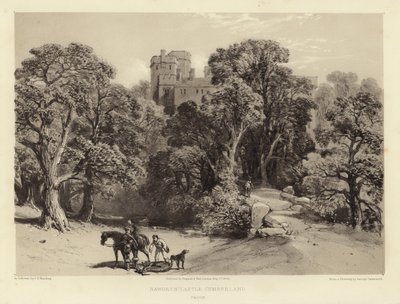 Naworth Castle, Cumberland av George Cattermole