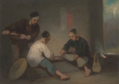 Kinesiske gamblere av George Chinnery