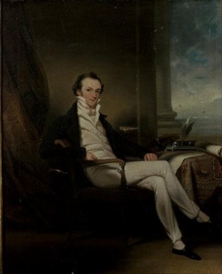 Portrett av en gentleman (olje på lerret) av George Chinnery