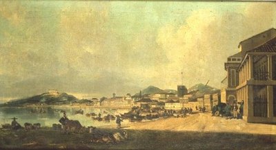 Utsikt over Macao av George Chinnery