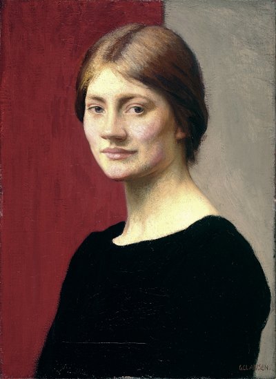 En jente i svart av George Clausen
