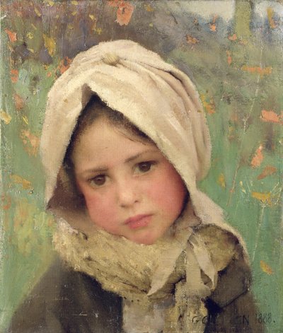 Et lite barn av George Clausen