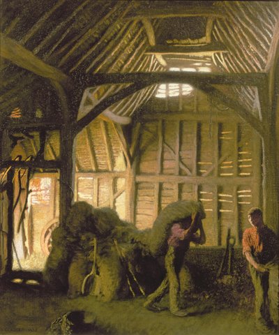 En gammel låve av George Clausen
