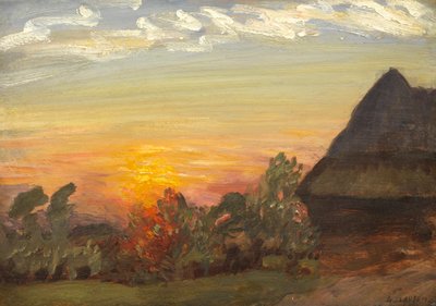Duton Hill Sunset, 1938 av George Clausen