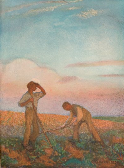 Hoeing, c1872-1911, 1911 av George Clausen