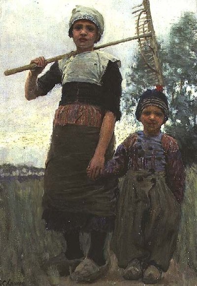 Little Haymakers, Nord-Holland av George Clausen