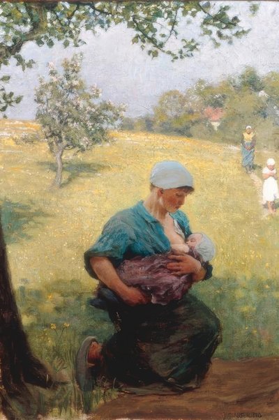 Vårtid av George Clausen
