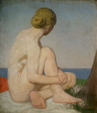 The Watcher, 1927-18. av George Clausen