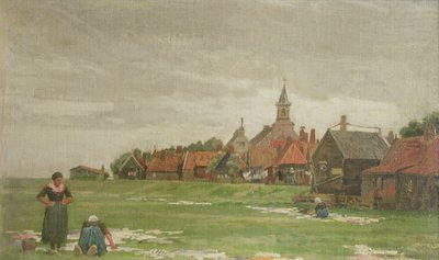 Washerwomen, Holland, 1876 (styre) av George Clausen