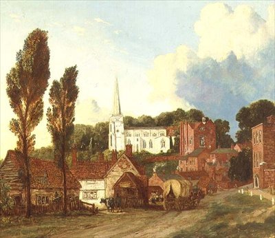 Utsikt over Harrow, med St. Mary