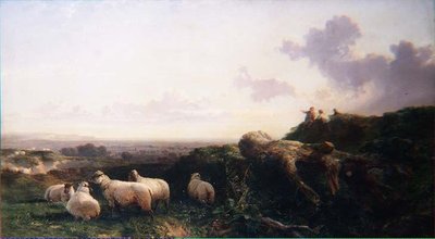 Kveld på South Downs av George Cole
