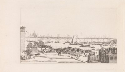 Åpning av Waterloo Bridge av George Cooke
