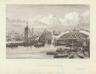 Verkene til New London Bridge av George Cooke