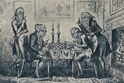 Et sjakkspill, 1948 av George Cruikshank