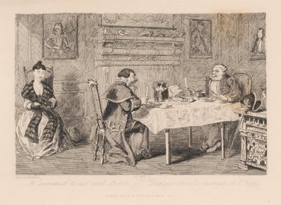Noe å spise og drikke av George Cruikshank