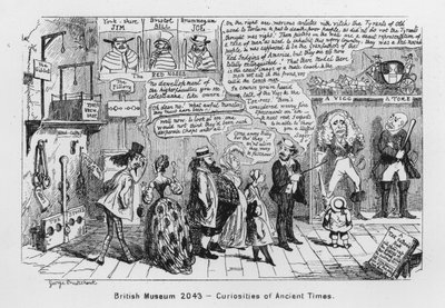 British Museum 2043, Curiosities of Ancient Times (gravering) av George Cruikshank