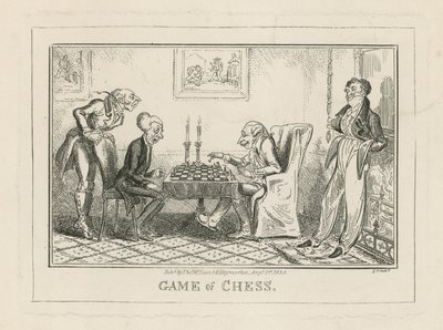 Sjakkspill av George Cruikshank