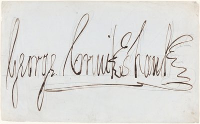 George Cruikshank (dekorativ signatur) av George Cruikshank