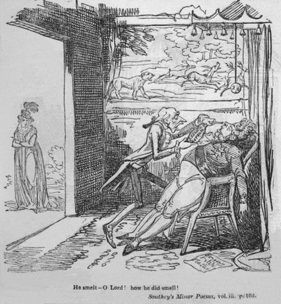 Han luktet - Herre! Hvordan han luktet!, c1820. av George Cruikshank