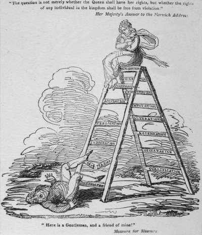 Her er en Gentlemen, og en venn av meg!, c1820. av George Cruikshank