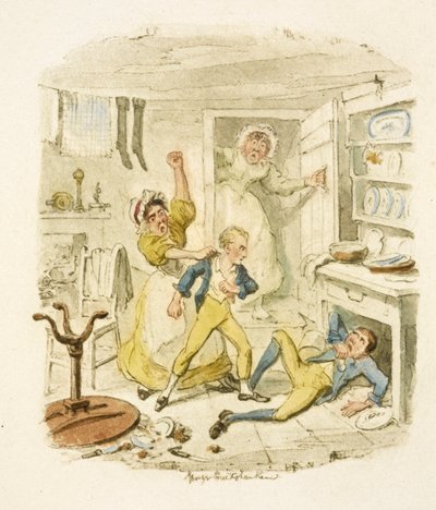 Illustrasjon til «Oliver Twist» av George Cruikshank