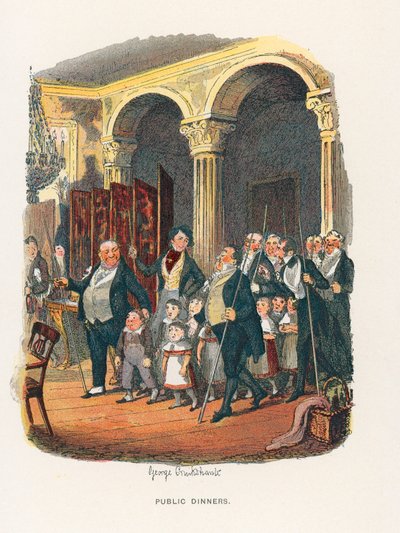 Illustrasjon for Sketches av Boz av George Cruikshank