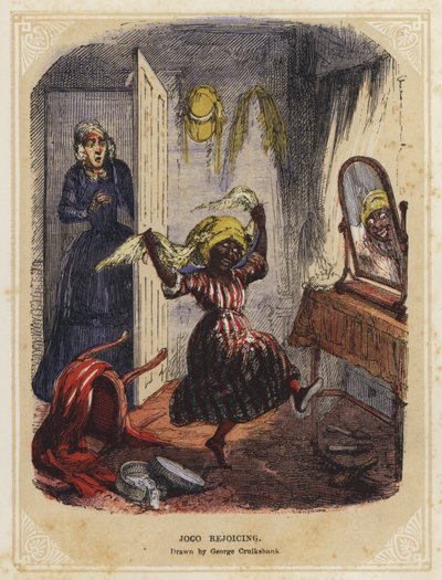Joco Rejoicing (farge litho) av George Cruikshank