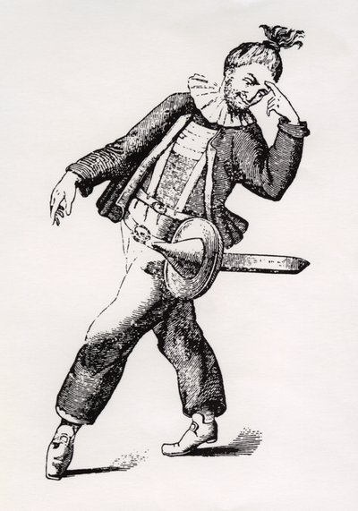 Kasper Punch, 1800-tallet. av George Cruikshank