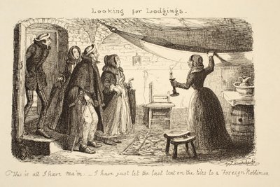 Leter du etter losji, pub. 1851 av George Cruikshank
