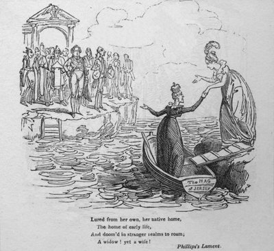 Lokket fra sitt eget hjem..., c1820. av George Cruikshank
