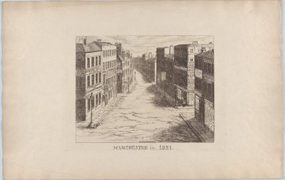 Manchester, i 1851, 1851., 1851. av George Cruikshank