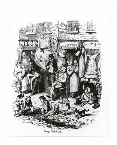Monmouth Street, ca. 1836 av George Cruikshank