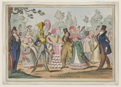 Uhyrligheter fra 1819 av George Cruikshank