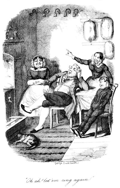Å ah! letem ring again!, c1840s. av George Cruikshank