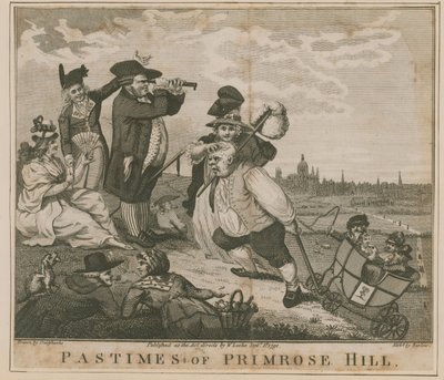Tidsfordriv av Primrose Hill av George Cruikshank