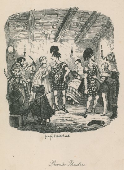 Private teatre av George Cruikshank
