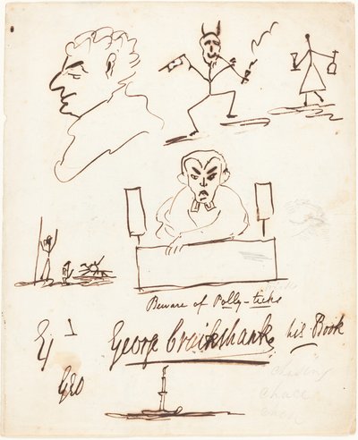 Satiriske skisser av George Cruikshank